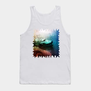 The Alligator that Wears the Rainbow Rays Tank Top